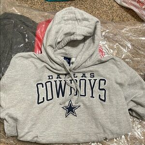 Team Apparel Cowboys Gray Hoodie